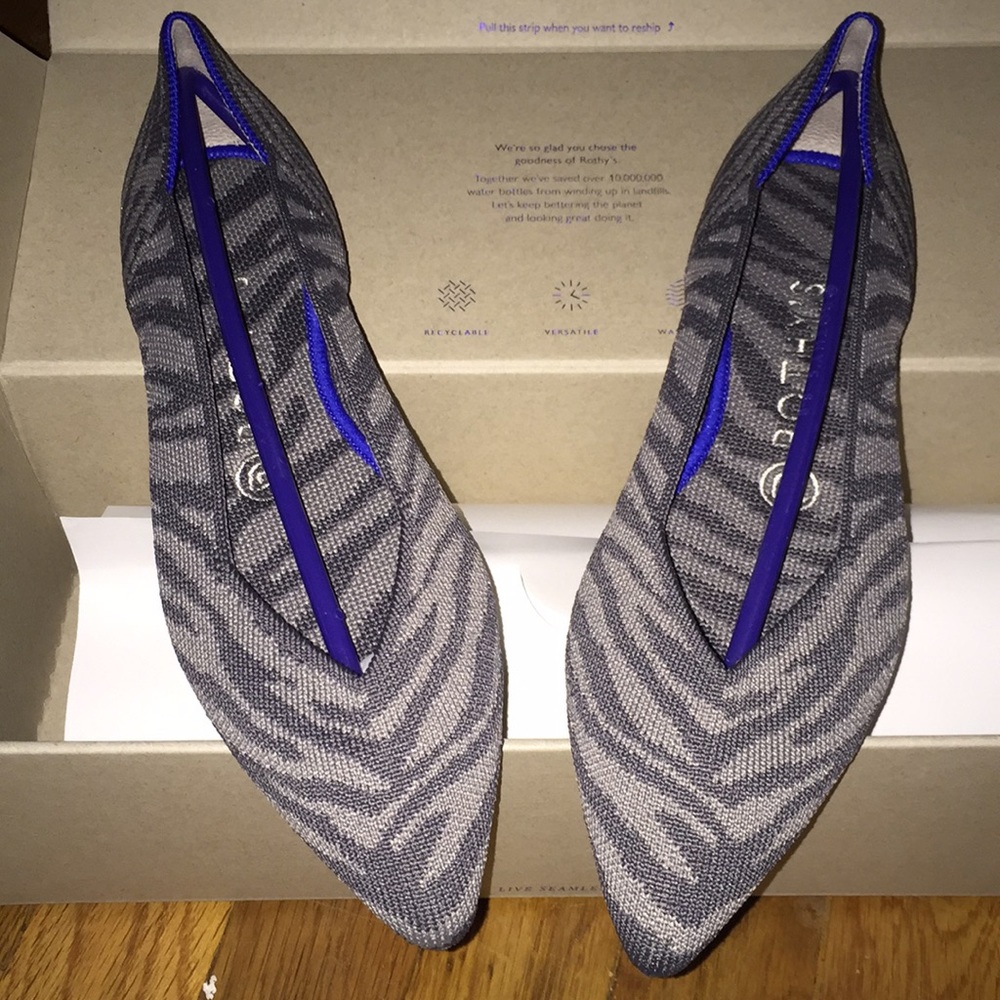 Rothys Grey Zebra